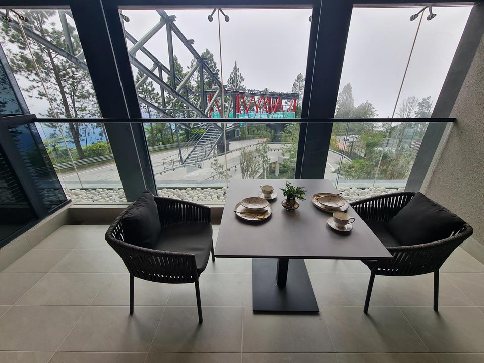 Type A Dining area + Balcony